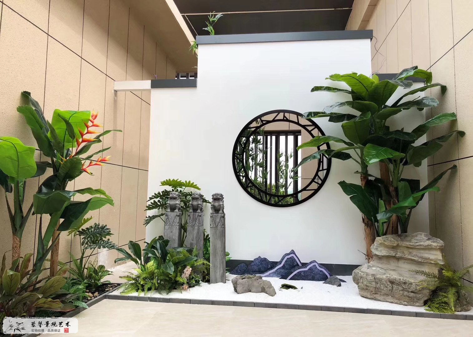 仿真植物-廣西柳州錢隆御園售樓部與錢隆江景售樓部 (6)