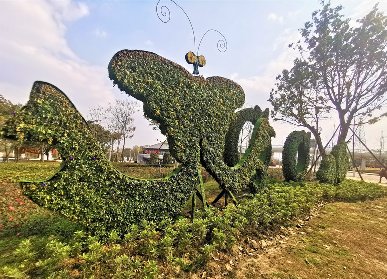 成都市北湖公園綠雕