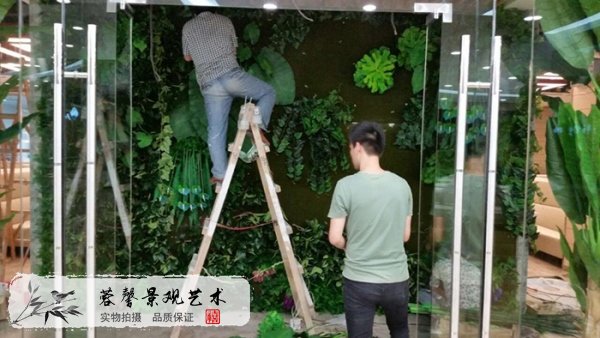 仿真植物墻制作