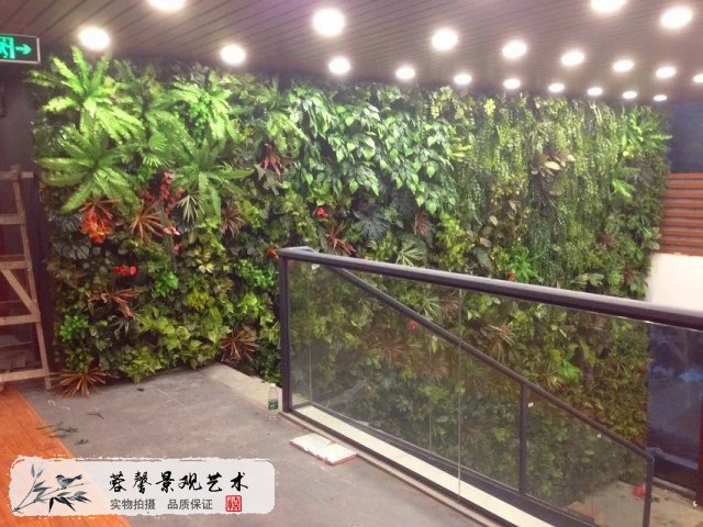 仿真植物墻裝飾