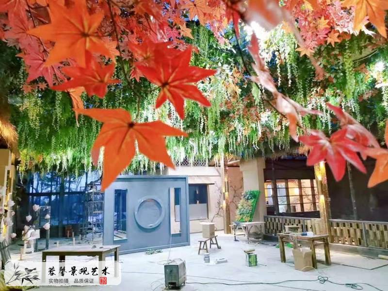 生態(tài)餐廳植物吊頂