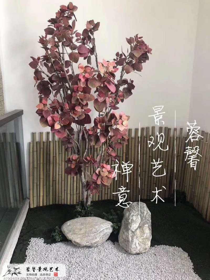 展示廳禪意枯山水造景