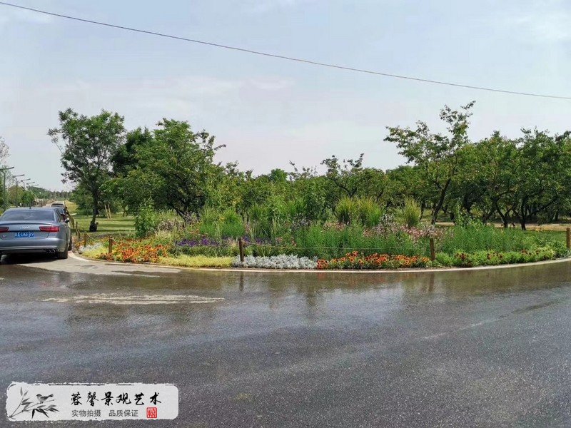 市政公園、轉(zhuǎn)盤花境景觀花壇綠化