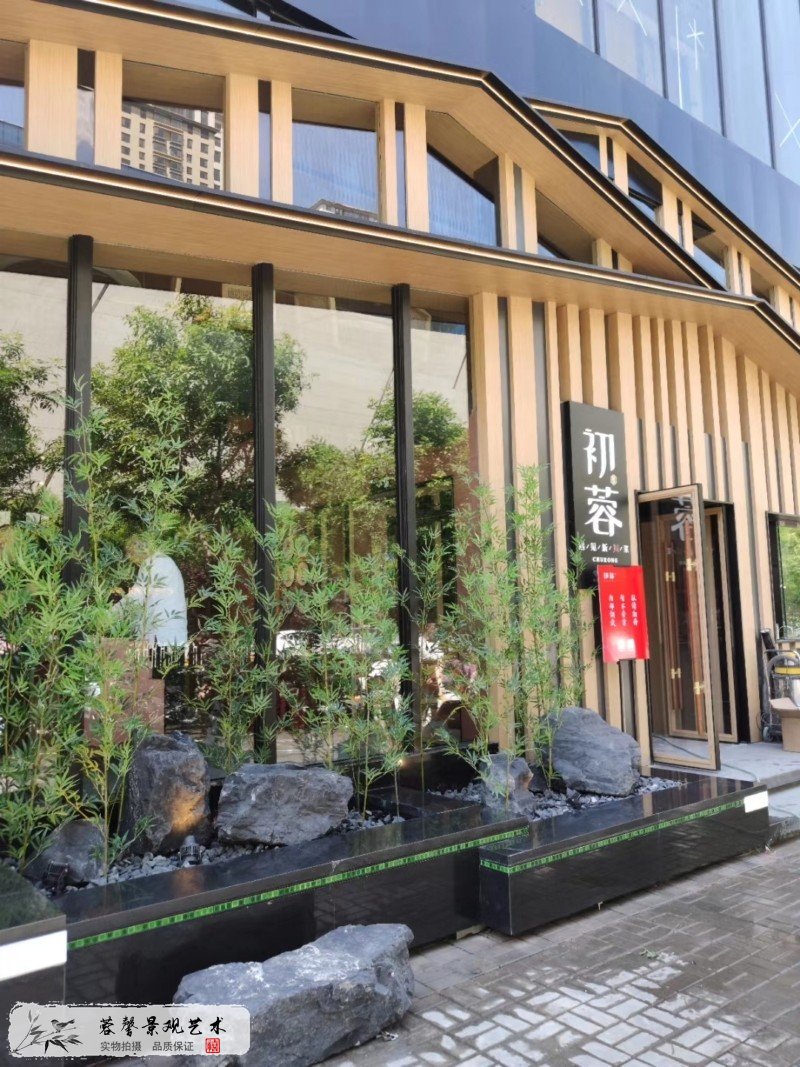 初蓉餐廳室外室內(nèi)植物景觀案例