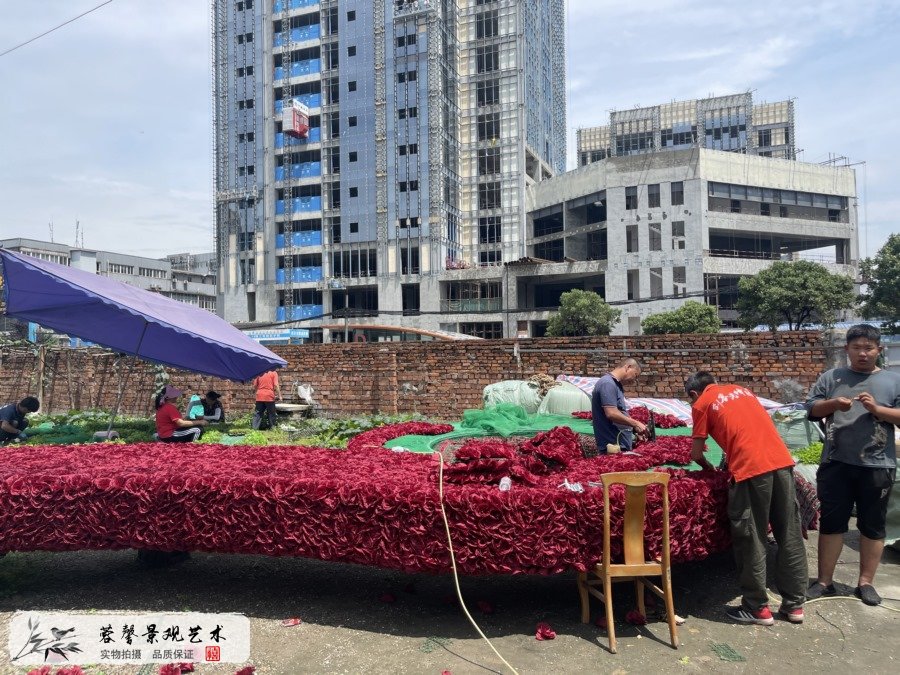 公園建黨百年主題綠雕